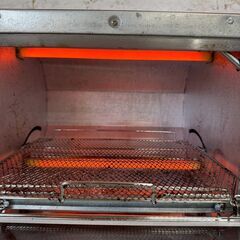 【ZOJIRUSHI】 象印 オーブントースター ET-WM22 2015年製 動作確認済み メタリックレッド こんがり倶楽部 A0793の画像