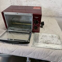 【ZOJIRUSHI】 象印 オーブントースター ET-WM22 2015年製 動作確認済み メタリックレッド こんがり倶楽部 A0793の画像