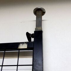 突っ張り式スチールメッシュパーテーション幅 91cm　2個の画像