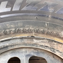 185/65R15ブリヂストン VRX3  スタッドレス ホイールセット ブリジストン 冬タイヤの画像