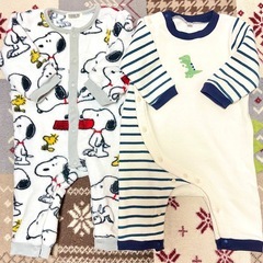 【お話中】70cm カバーオール ロンパース 肌着 長袖の画像