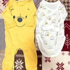 【お話中】70cm カバーオール ロンパース 肌着 長袖の画像