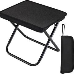 【2個セット】折りたたみ椅子 / 折り畳み椅子 軽量 コンパクト アウトドア キャンプ BBQ 簡易折りたたみスツール 簡単組立 スツールの画像