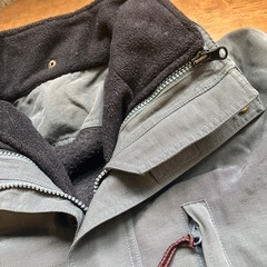 K2511-082 BARCEDOS ブルゾン ジャンパー LLサイズ カーキ 毛玉、汚れ有りの画像