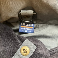 K2511-082 BARCEDOS ブルゾン ジャンパー LLサイズ カーキ 毛玉、汚れ有りの画像