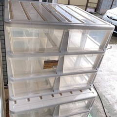 テンマ　押入れ収納ケース　1個1500円　中古の画像