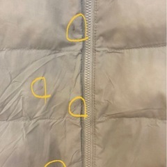 ユニクロ　ウォームパデッドウォッシャブルパーカ150cm の画像