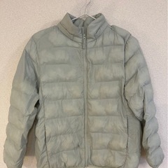 ユニクロ　ウォームパデッドウォッシャブルパーカ150cm の画像