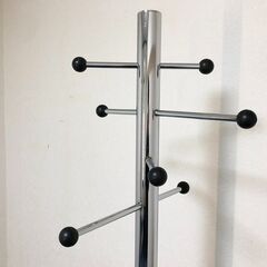 KOEKI ポールスタンド PS-11 弘益 メッキ仕様ハンガーラック 幅400×奥行330×高さ1830mm 高級モダン仕様コートハンガー 完成品の画像