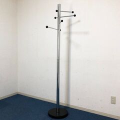 KOEKI ポールスタンド PS-11 弘益 メッキ仕様ハンガーラック 幅400×奥行330×高さ1830mm 高級モダン仕様コートハンガー 完成品の画像