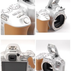 ✨オシャレなシルバー✨Canon Kiss X9 Wi-Fi転送 レンズセットの画像