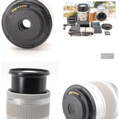 ✨オシャレなシルバー✨Canon Kiss X9 Wi-Fi転送 レンズセットの画像