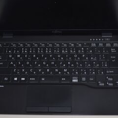 中古軽量ノートパソコン 富士通 UH08/E3 Windows11+office 爆速SSD256GB core i7-1165G7/メモリ8GB/無線/WEBカメラ/13.3インチの画像