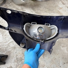 スズキレッツ4  ライトカウル　フロントフェンダーの画像