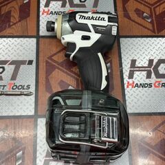 【中古】マキタ Makita TD137DRFXW 充電式インパクトドライバ 14.4V バッテリ×2・充電器付き【ハンズクラフト佐賀】の画像