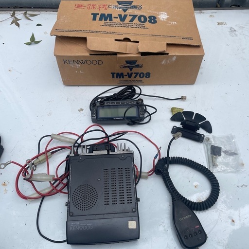 アマチュア無線機KENWOOD TM-V708S アンテナ、基台、ケーブルセット