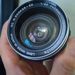 極上品 MINOLTA MC W.ROKKOR-SG 28mm F3.5の画像