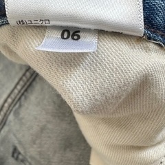 UNIQLO ワイドストレートジーンズの画像