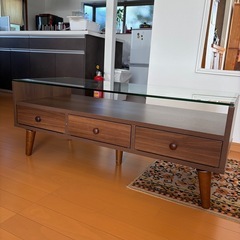 センターテーブル　テレビボードの画像