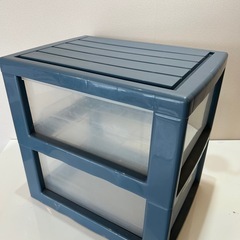 収納ボックス 収納プラスチックケース二段の画像