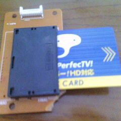 中古　SONY　スカパーHD対応 スカパーカード認識基盤とICカードの画像