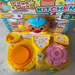 【動作確認済み】アンパンマンのふわぷくキッチンDX 知育玩具の画像