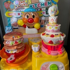 【動作確認済み】アンパンマンのふわぷくキッチンDX 知育玩具の画像