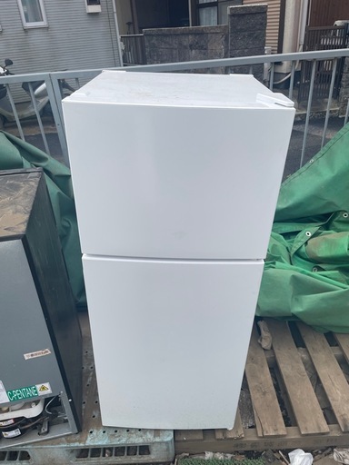 maxzen マクスゼン 118L 2ドア 冷蔵庫 JR118ML01WH 2021年製