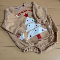 美品✨1st Christmas𐂂𖠰  \ ᴍᴇʀʀʏ ᴄʜʀɪsᴛᴍᴀs /  ꊛ໋̝❅ロンパース🎅の画像