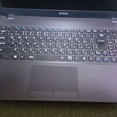 EPSON ゲーミングノートPCメモリ新品16GB中古SSD500GB＋Blu-ray中古DVDマルチドライブの画像