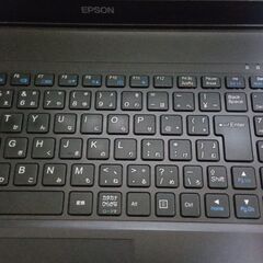 EPSON ゲーミングノートPCメモリ新品16GB中古SSD500GB＋Blu-ray中古DVDマルチドライブの画像