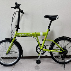 【サブスク利用も可能❕】２０インチ- ライトグリーン/６段変速/ RENAULT【整備済み】20006Aの画像