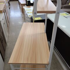 J1749【リユースのサカイ柏店】キッチンラック　レンジ台　レンジラック　ナチュラル　クリーニング済の画像