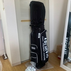 訳ありアルチビオキャディバッグゴルフarchivio黒の画像