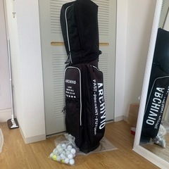 訳ありアルチビオキャディバッグゴルフarchivio黒の画像