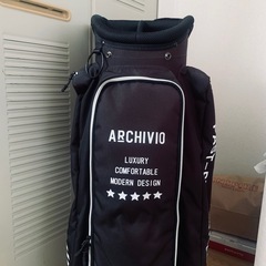 訳ありアルチビオキャディバッグゴルフarchivio黒の画像