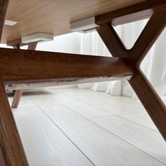 木製ローテーブル　傷ありの画像