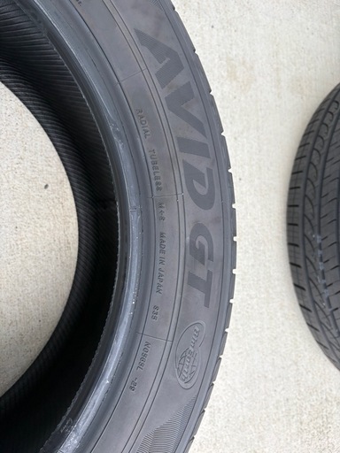 タイヤ4本 235/55r19 avid gt　新車外し