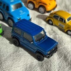 パトカー、ジムニー、ビートル等ミニカーセットの画像