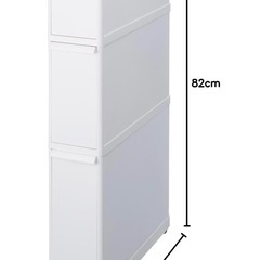 like-it スリムストレージストッカー 3段の画像