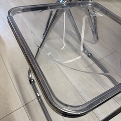 クリアチェア　ラウンドテーブル　せっとセットの画像