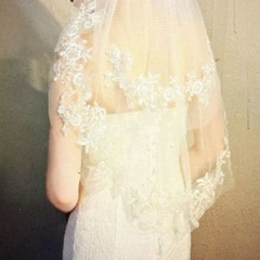ウェディングベール　ミドルの画像