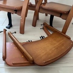 大和屋　ローチェア　2脚
の画像