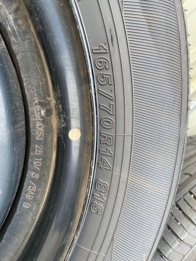 まもなく終了！タイヤホイールセット　165/70R14　