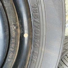 まもなく終了！タイヤホイールセット　165/70R14　の画像