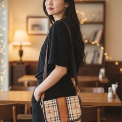 美品✨BURBERRY✨バーバリー✨ショルダーバッグ✨ノバチェック✨切り替え✨の画像