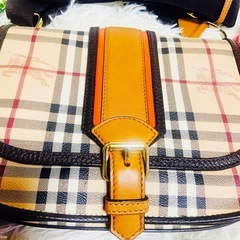 美品✨BURBERRY✨バーバリー✨ショルダーバッグ✨ノバチェック✨切り替え✨の画像