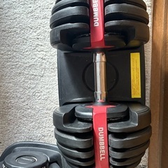 【値下げ交渉可】可変式ダンベル24kgx2セットの画像