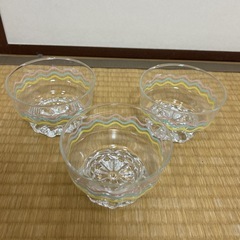 ガラス　コップ　カップ　デザート皿　透明　クリア　まとめ売り　セットの画像