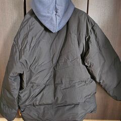 メンズ　ウィンタージャケット　フード付きの画像